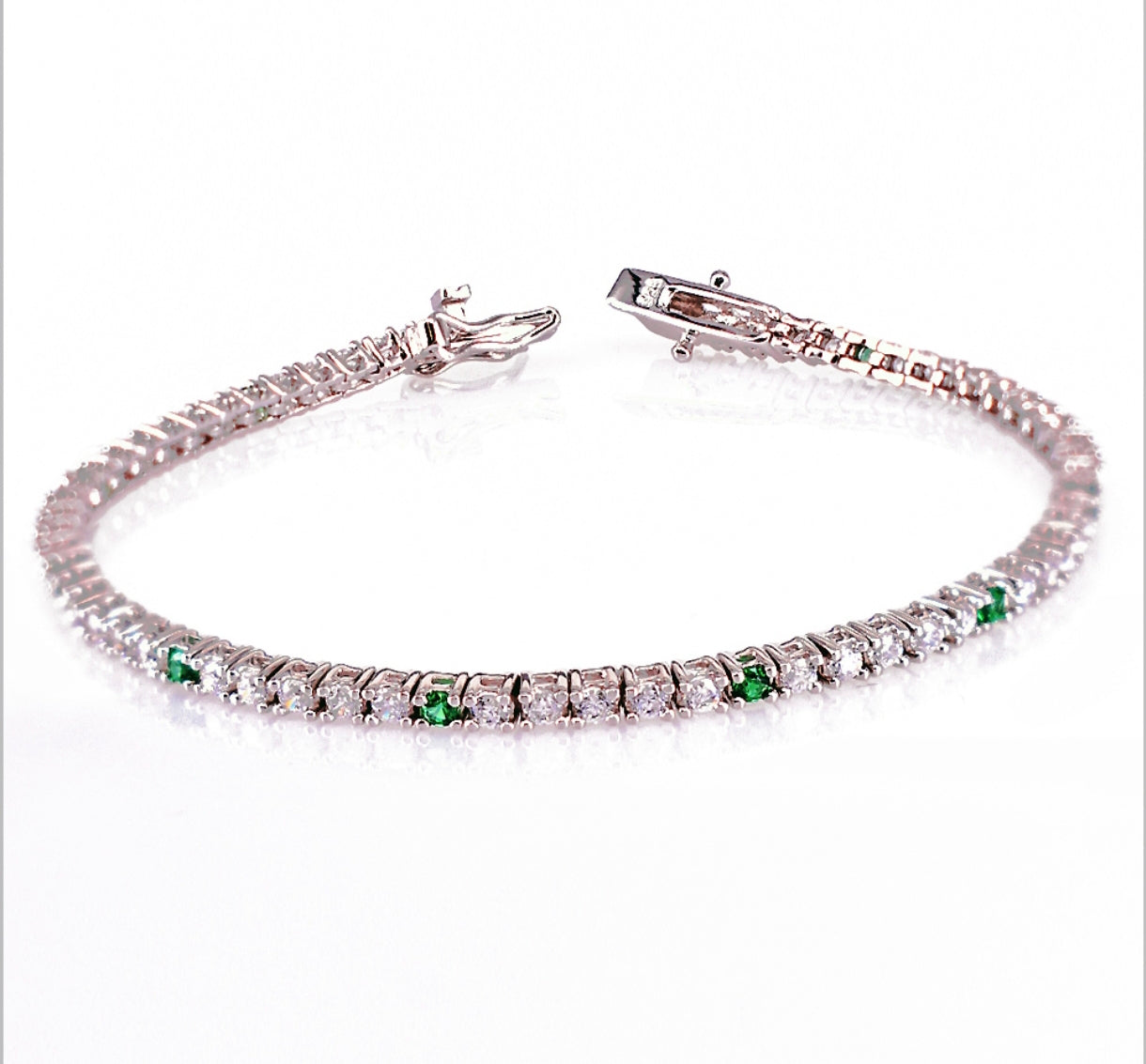 Tennis argento rodiato 925