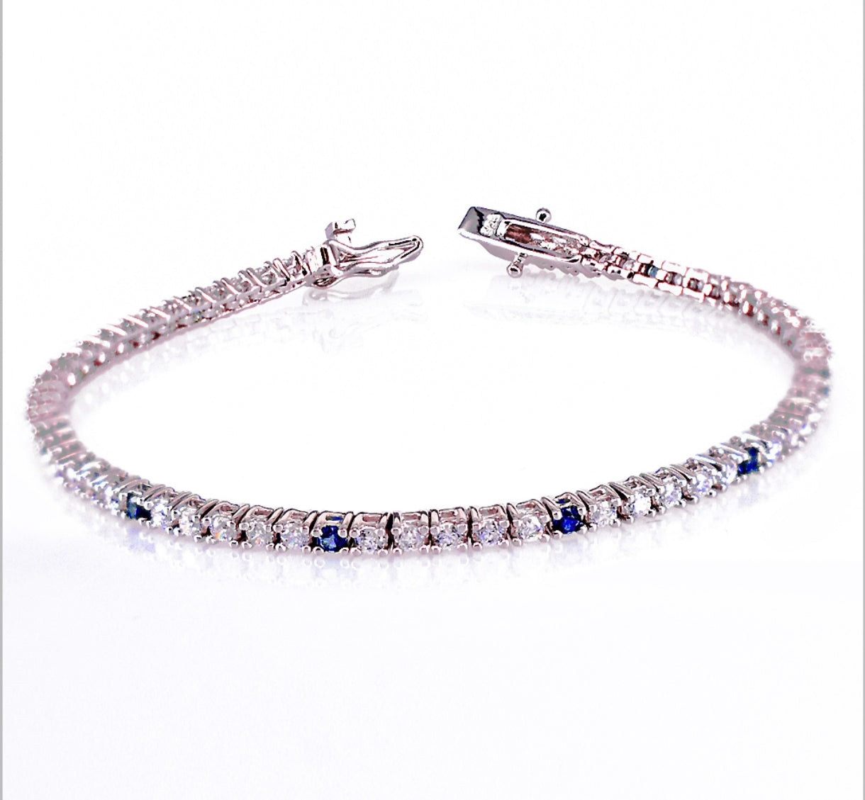 Tennis argento rodiato 925