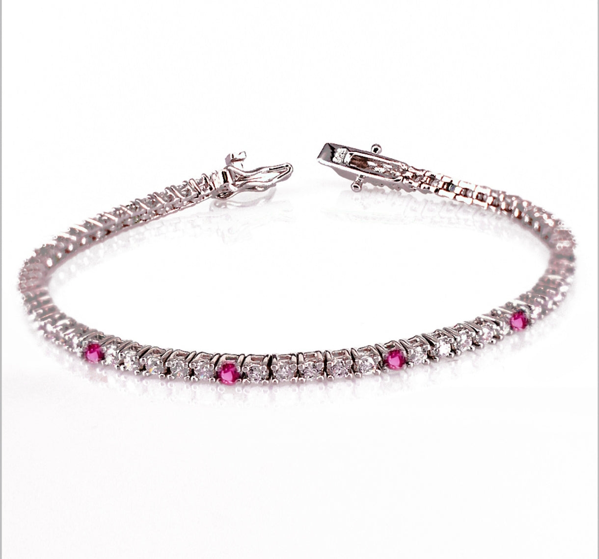 Tennis argento rodiato 925