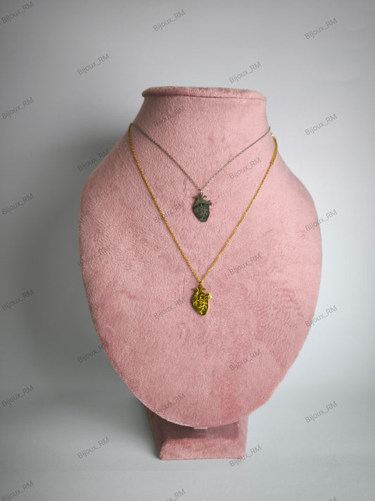 Collana cuore anatomico