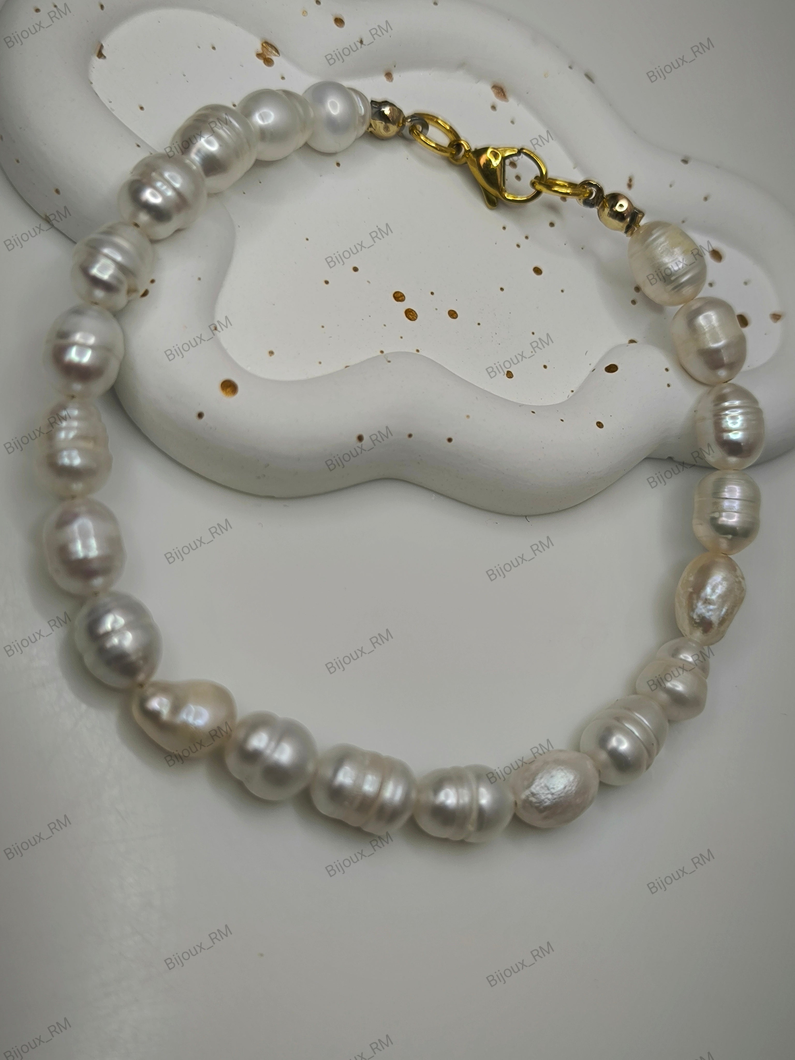 Bracciale semplice in perle