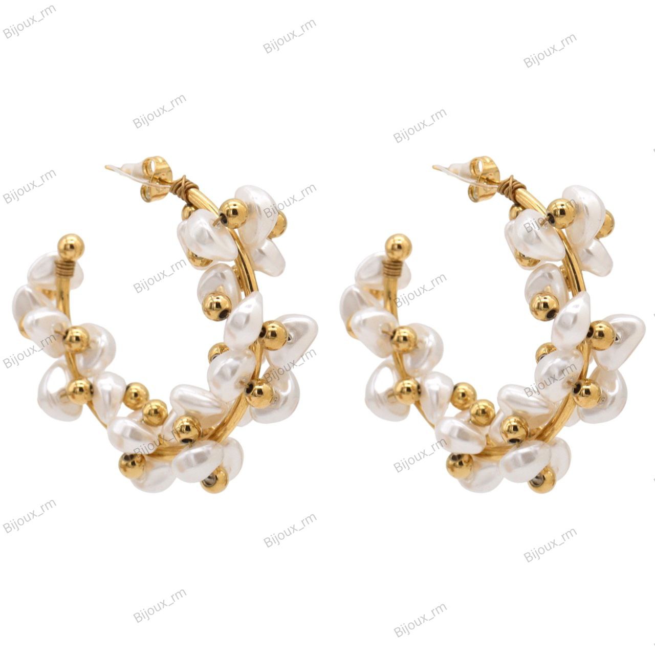 ORECCHINI CIRCLE PEARLS