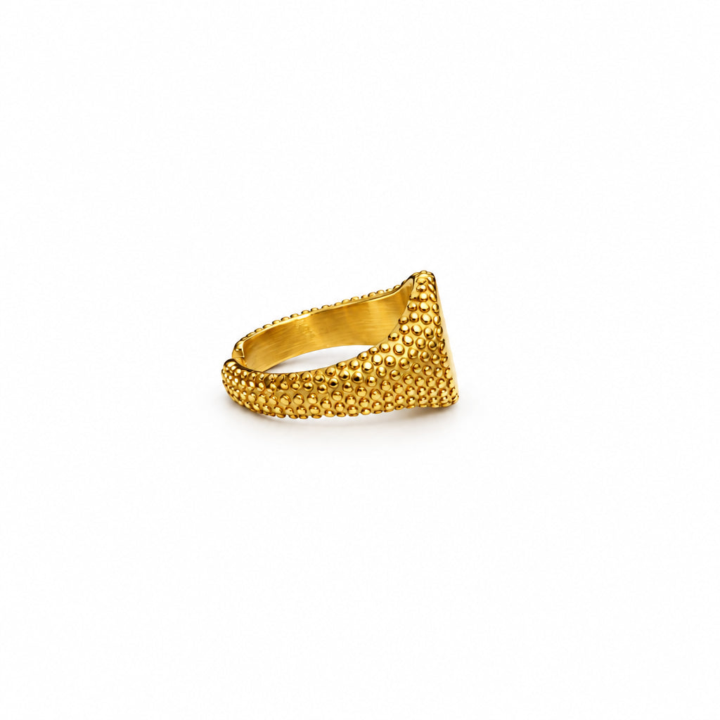 ANELLO MARTELLATO PERSONALIZZABILE