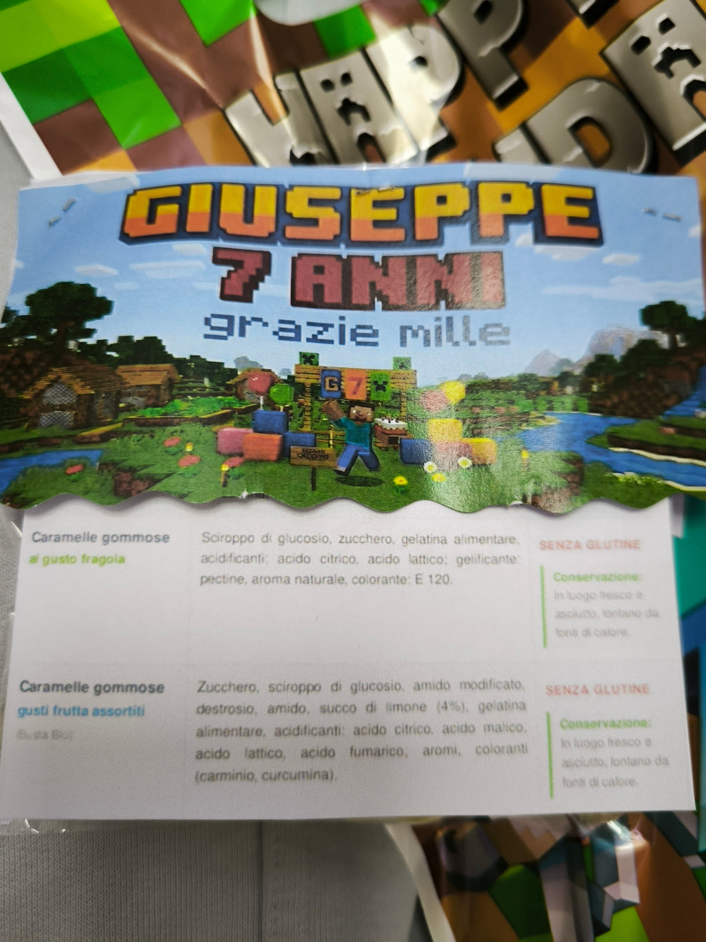 BAG TEMA MINECRAFT