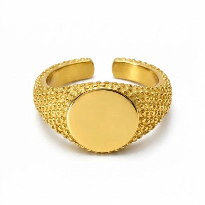 ANELLO MARTELLATO PERSONALIZZABILE