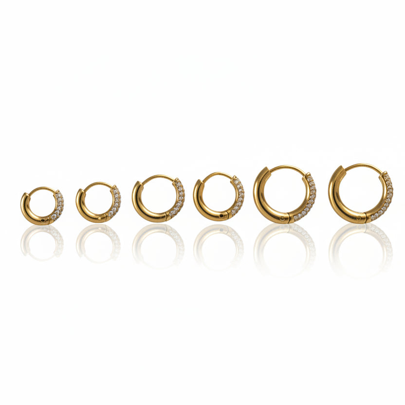 ORECCHINI LUNA HOOPS