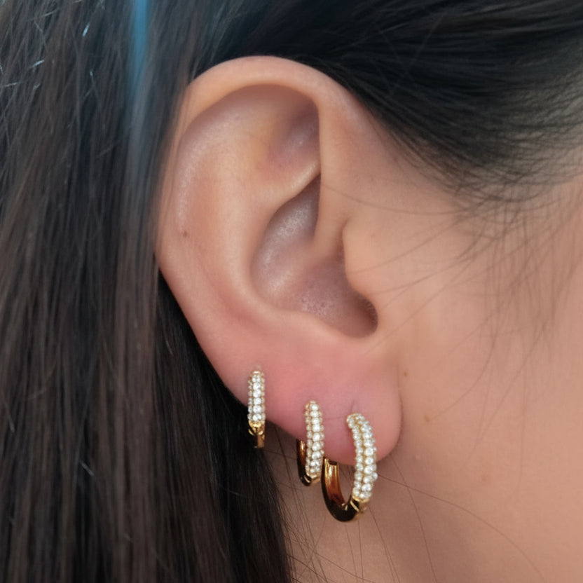 ORECCHINI LUNA HOOPS