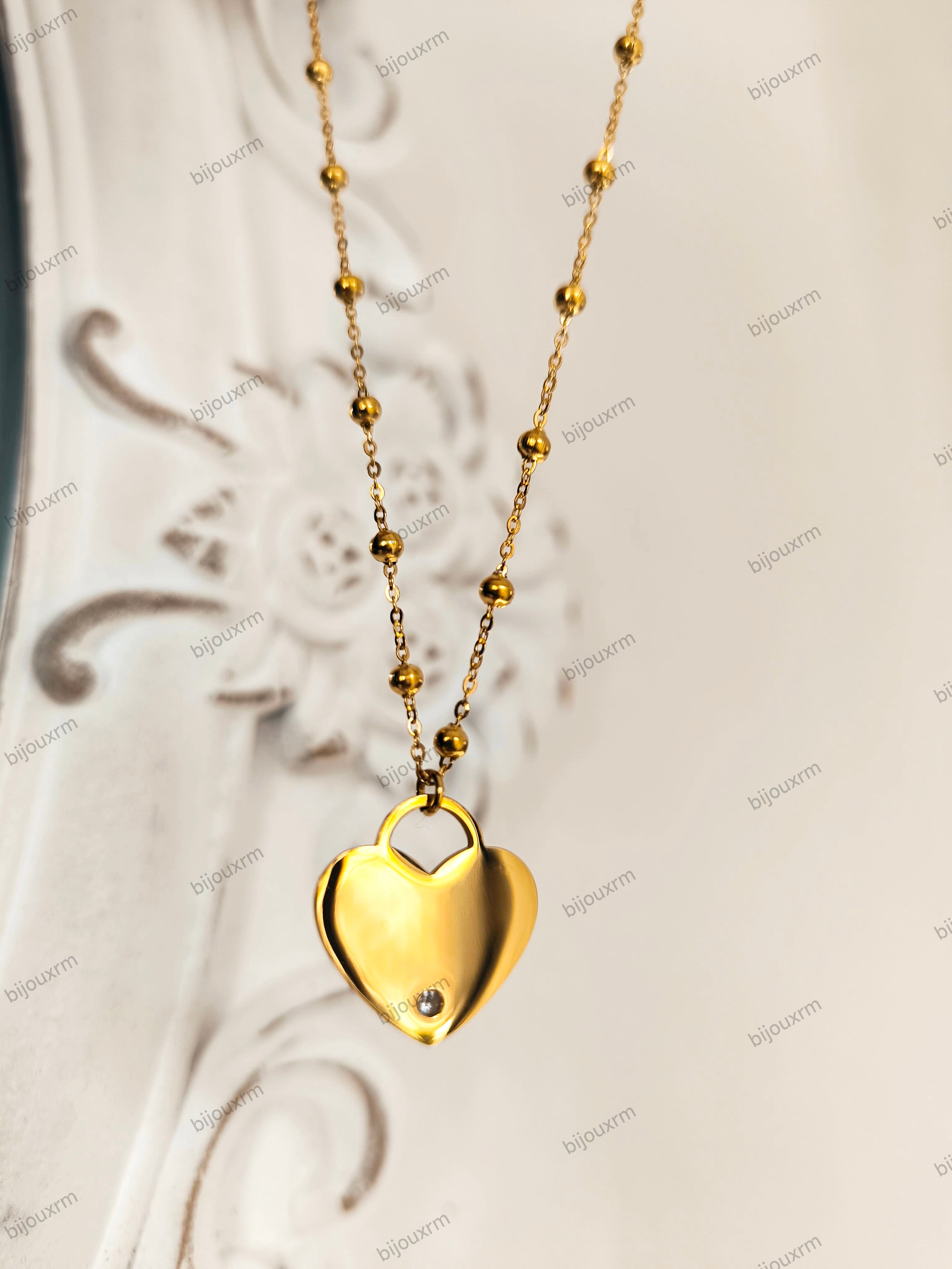 COLLANA CUORE PUNTO LUCE