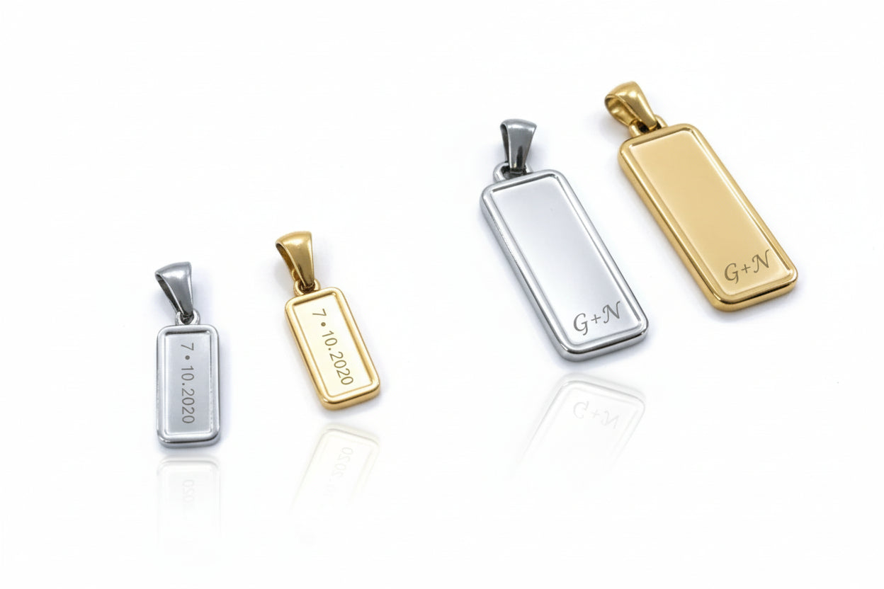 CIONDOLO PLACCHETTA DA INCIDERE