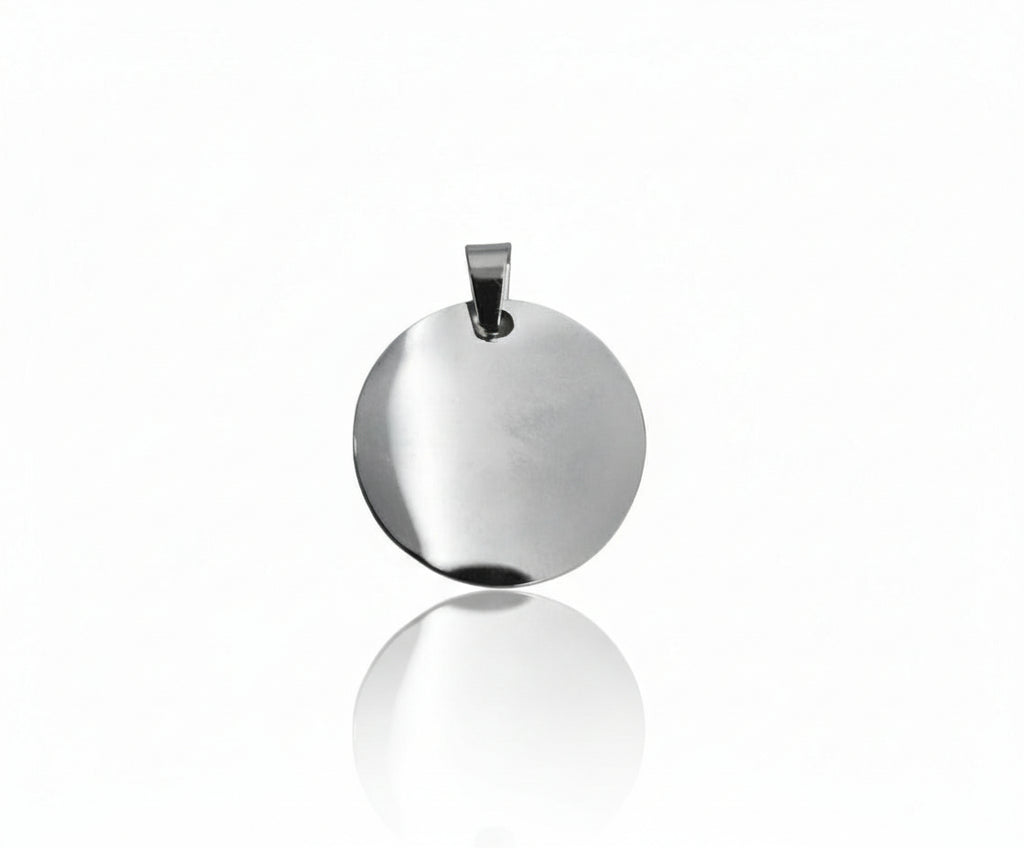 CIONDOLO ROTONDO da incidere